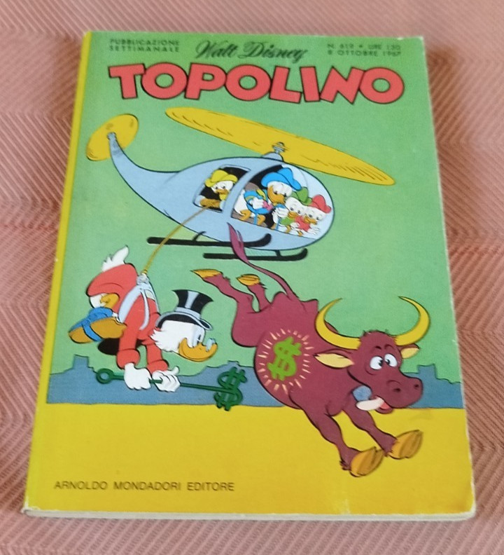 TOPOLINO NUMERO 619  PIU' CHE OTTIMO NO BOLLINO GIOCHI NON SVOLTI