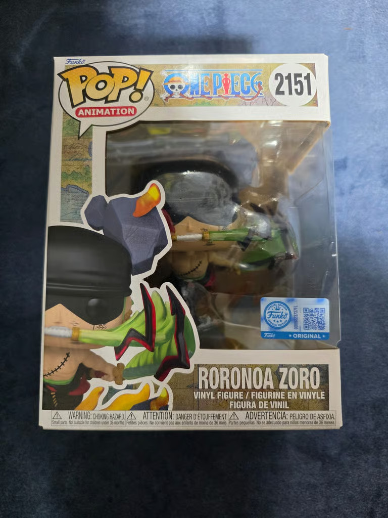 Funko Pop Roronoa Zoro 2151 pezzo unico