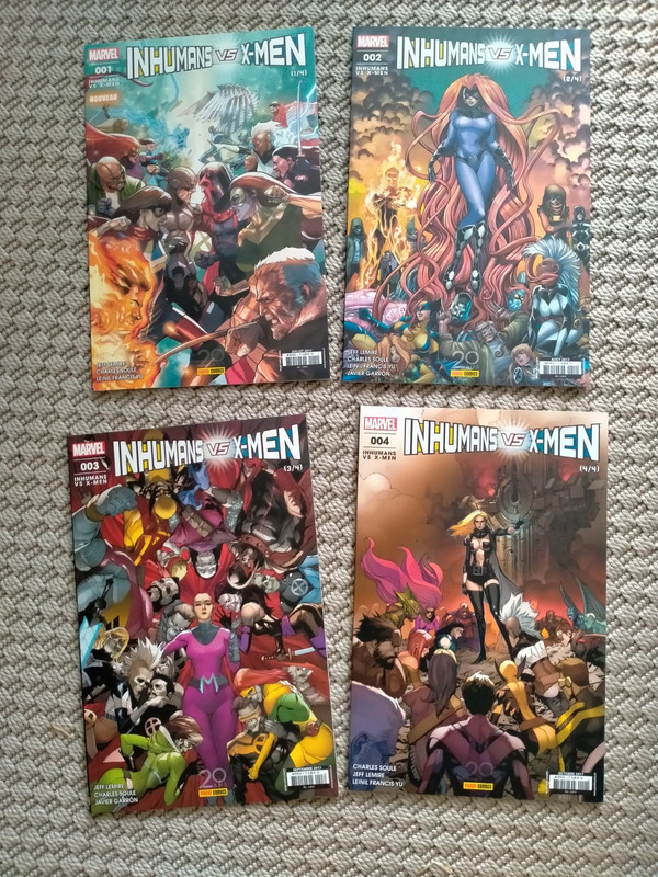 Collection inhumans vs x men , 2017, édition limitée, neuf avec étiquette