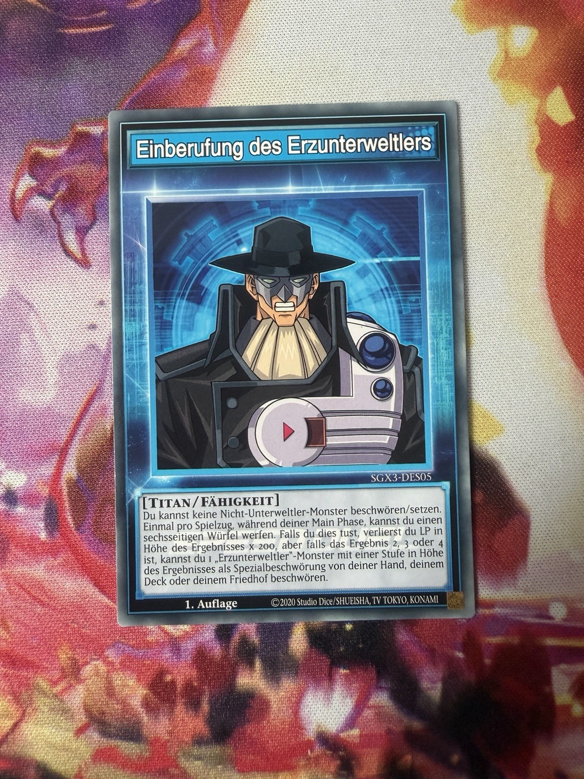 YU-GI-OH! - Einberufung des Erzunterweltlers - SGX3-DES05 - 1.Auflage