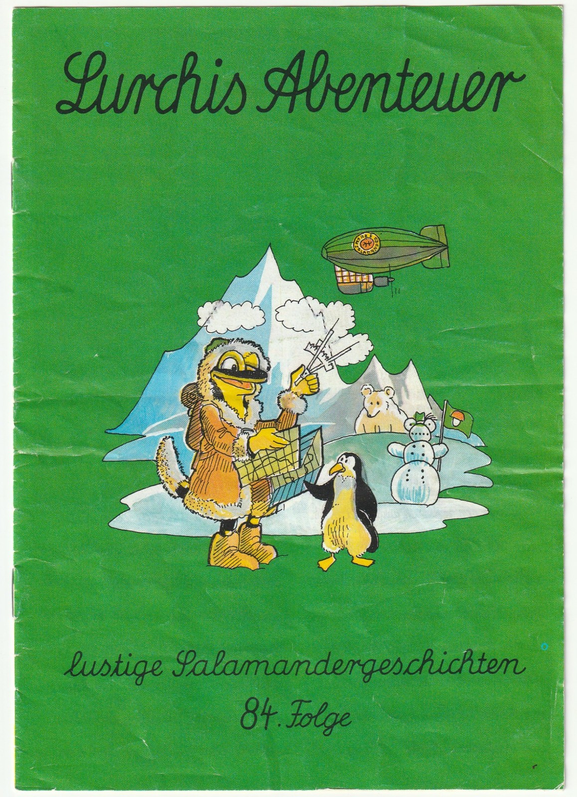 ✪ LAVVENTURA DI LURCHIS: DIVERTENTI STORIE DI SALAMANDRA #84 FUMETTO PUBBLICITARIO Z2-