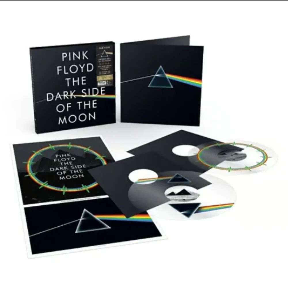 Pink Floyd DARK SIDE OF THE MOON 50TH ANNIVERSARY ETCHED CLEAR VINYL