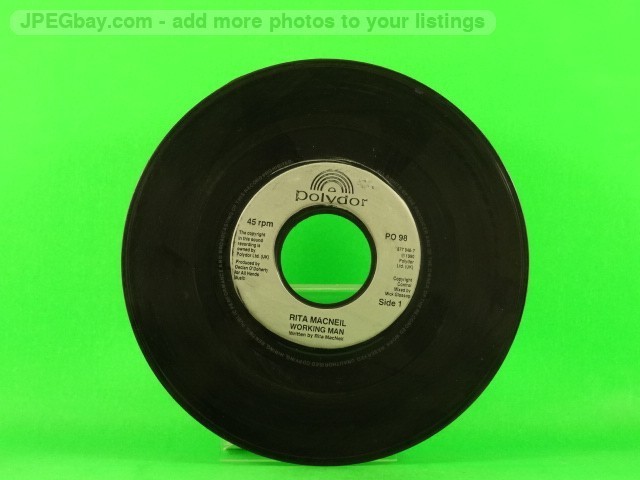 MACNEIL,RITA WORKING MAN (PLAIN SLEEVE) (2) (137) 7" POLYDOR