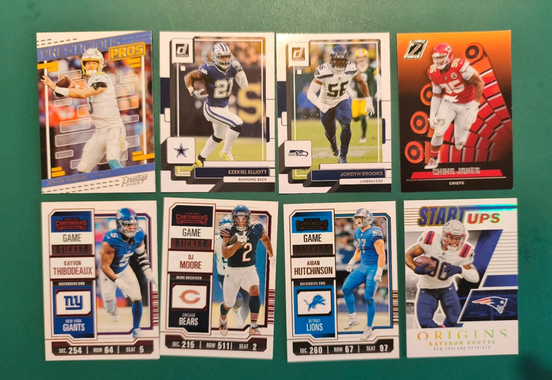 Lot Cartes NFL & MLB panini topps