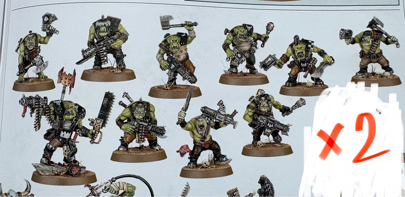 Warhammer Ork boys x20