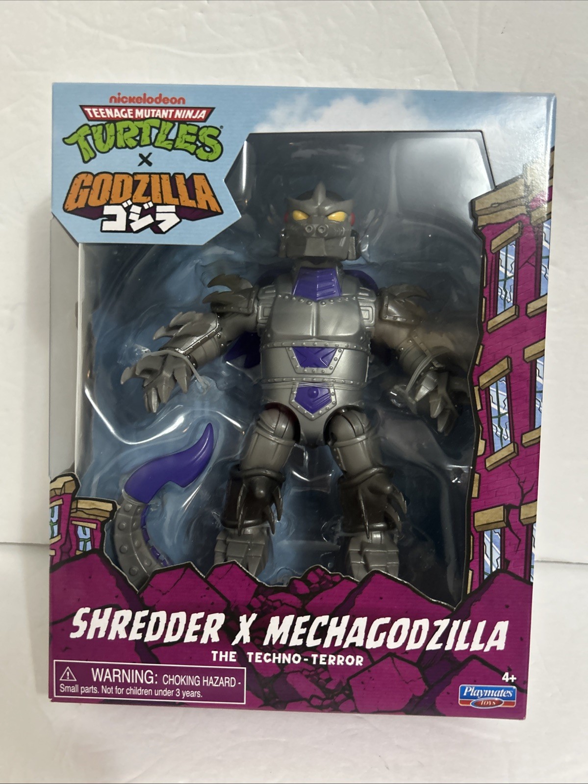 NEW WAVE Teenage Mutant Ninja Turtles TMNT Godzilla Shredder x Mechagodzilla