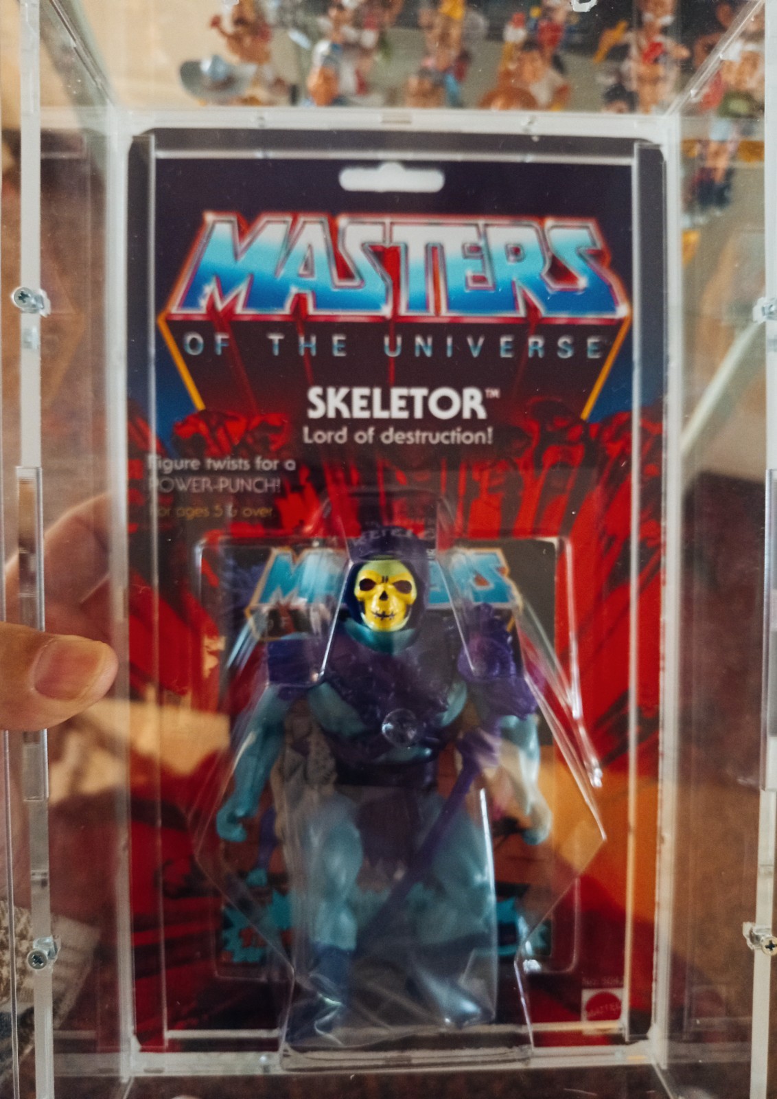 SKELETOR, MASTERS OF THE UNIVERSE, TAIWÁN, 1981, MINT.