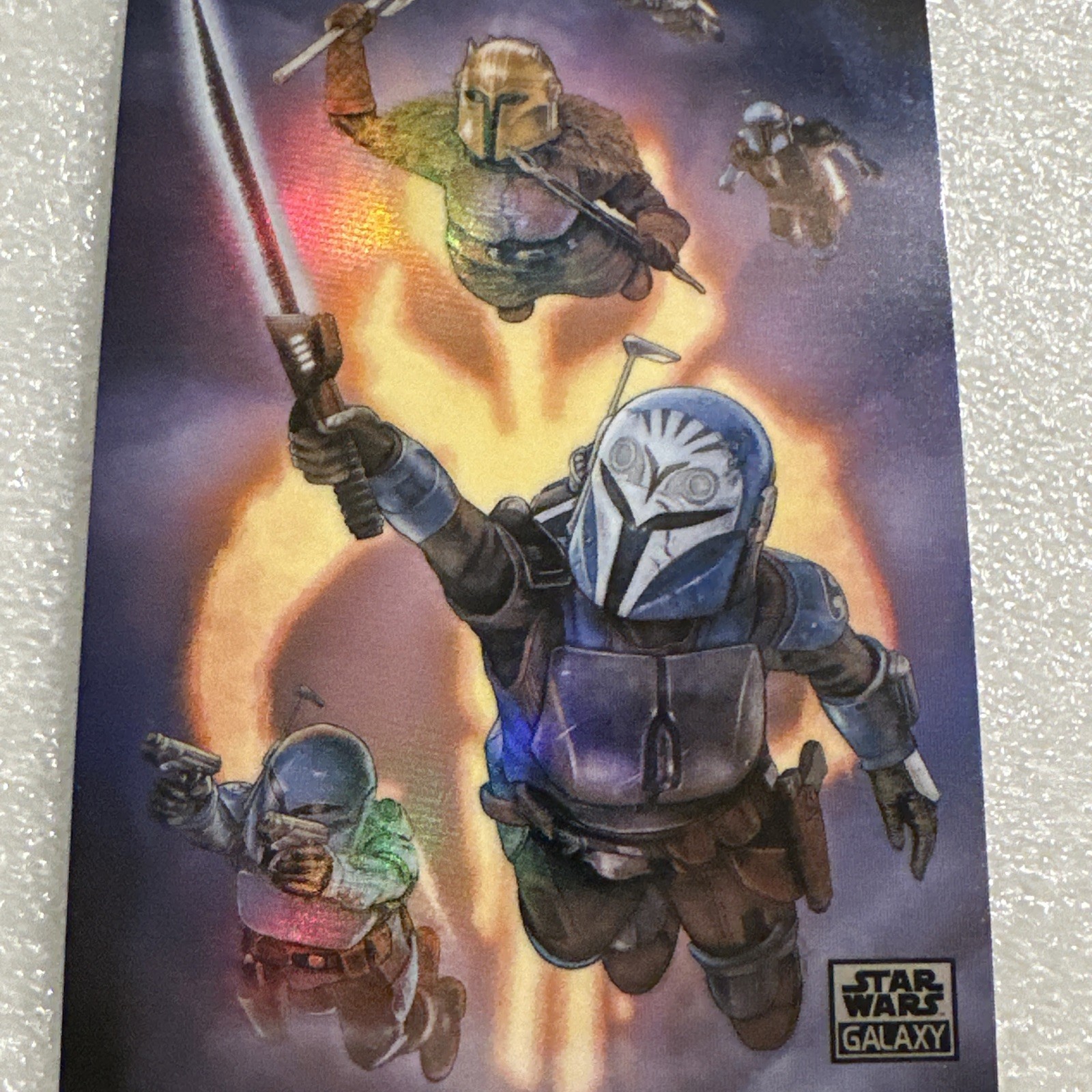 2026 Topps Star Wars Chrome Galaxy per rifrattore Mandalore #28