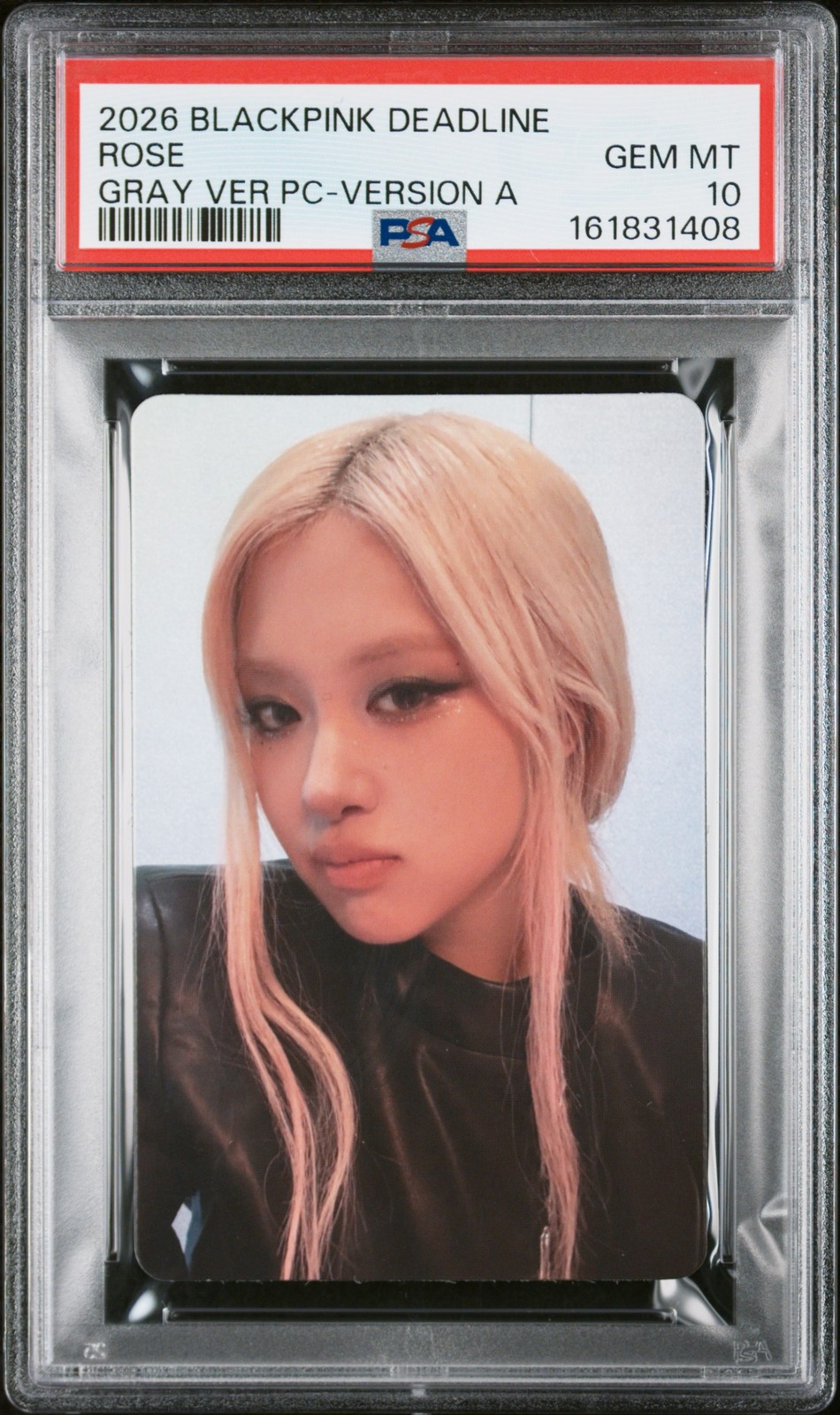 2026 ROSA NERO 3° MINI ALBUM SCADENZA VERSIONE GRIGIA FOTOCARTOLINE ROSA PSA 10