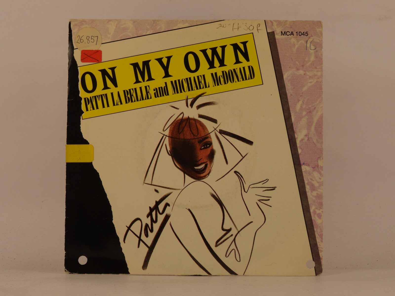 PATTI LA BELLE AND MICHAEL MCDONALD ON MY OWN (99) 2 Track 7" Single plus Pictur