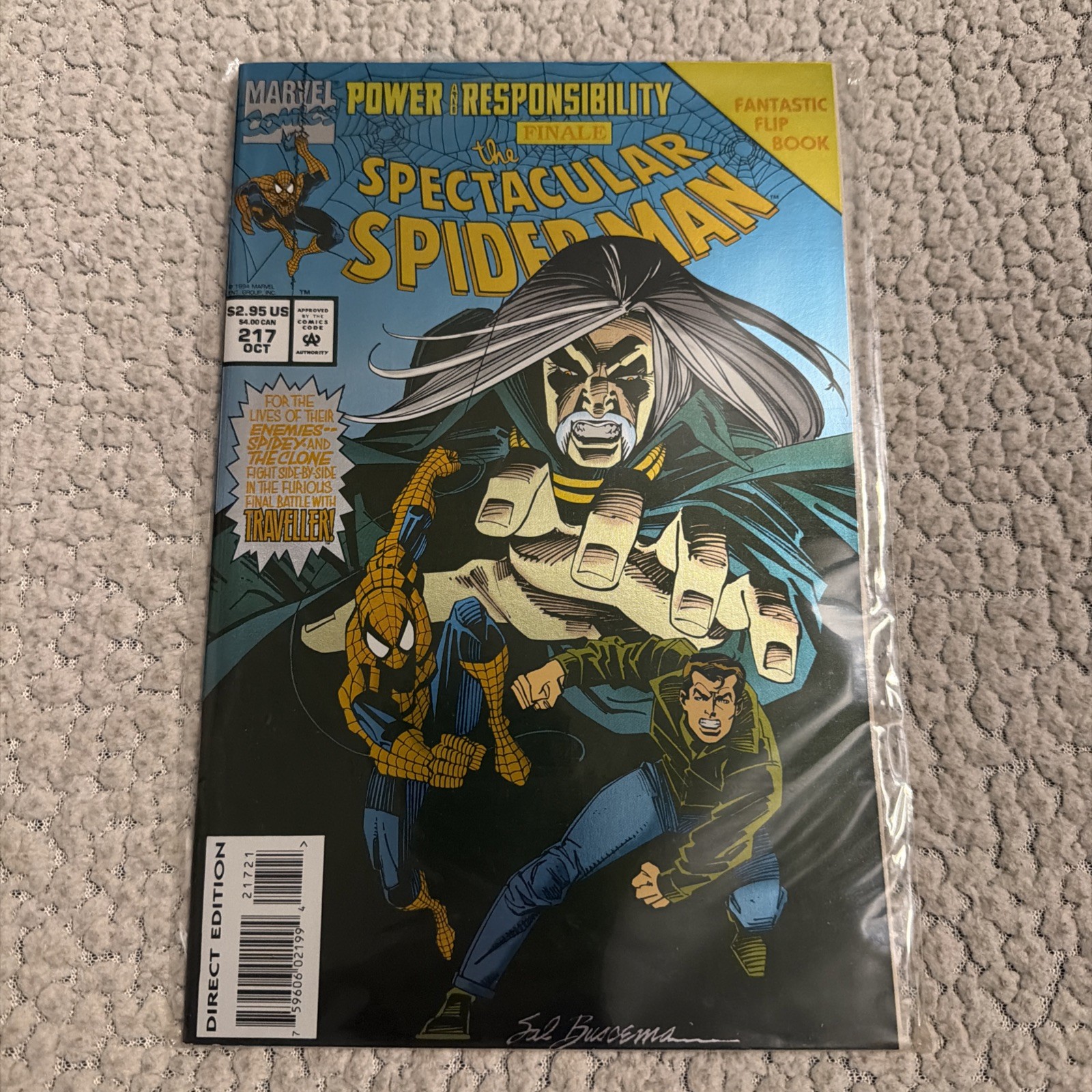 Spettacolare Spider-Man #217 Flipbook (Marvel Comics ottobre 1994)