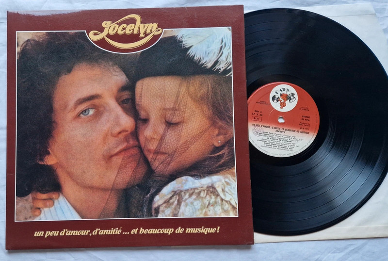 Jocelyn Un peu d'amour d'amitie Disco LP 33 giri Autografato