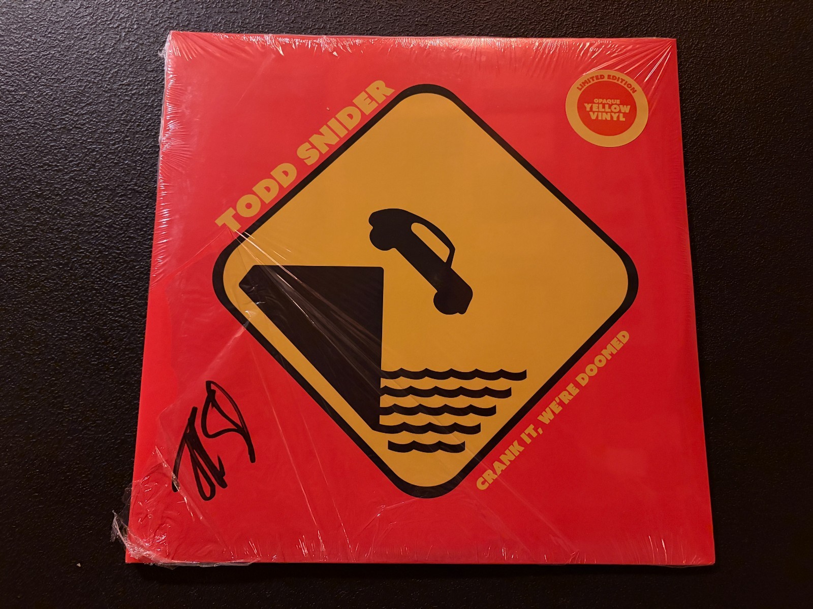 TODD SNIDER Crank it, We're Doomed 2LPs Aimless Records AR59821 NEW - SIGNED