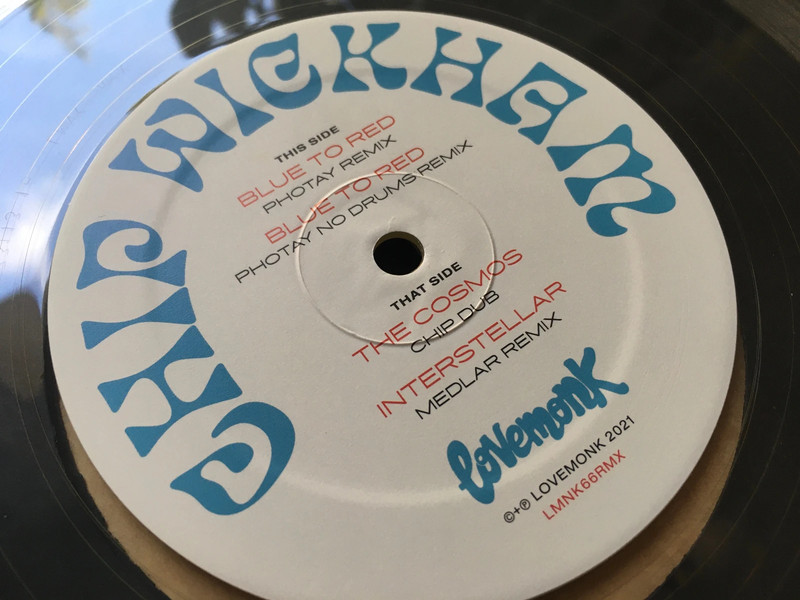 Vinyle EP Translucide / Chip Wickham - Blue To Red Remixed / Neuf
