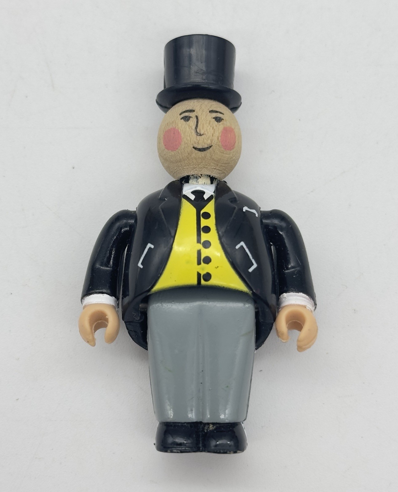 Thomas & Friends Ferrovia in legno Sir Topham Hatt figura in legno treno carro armato motore GC