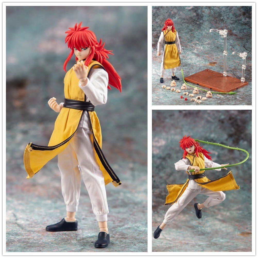 Dasin GT 1/12 6 inch action figure YuYu Hakusho Kurama combat uniform model