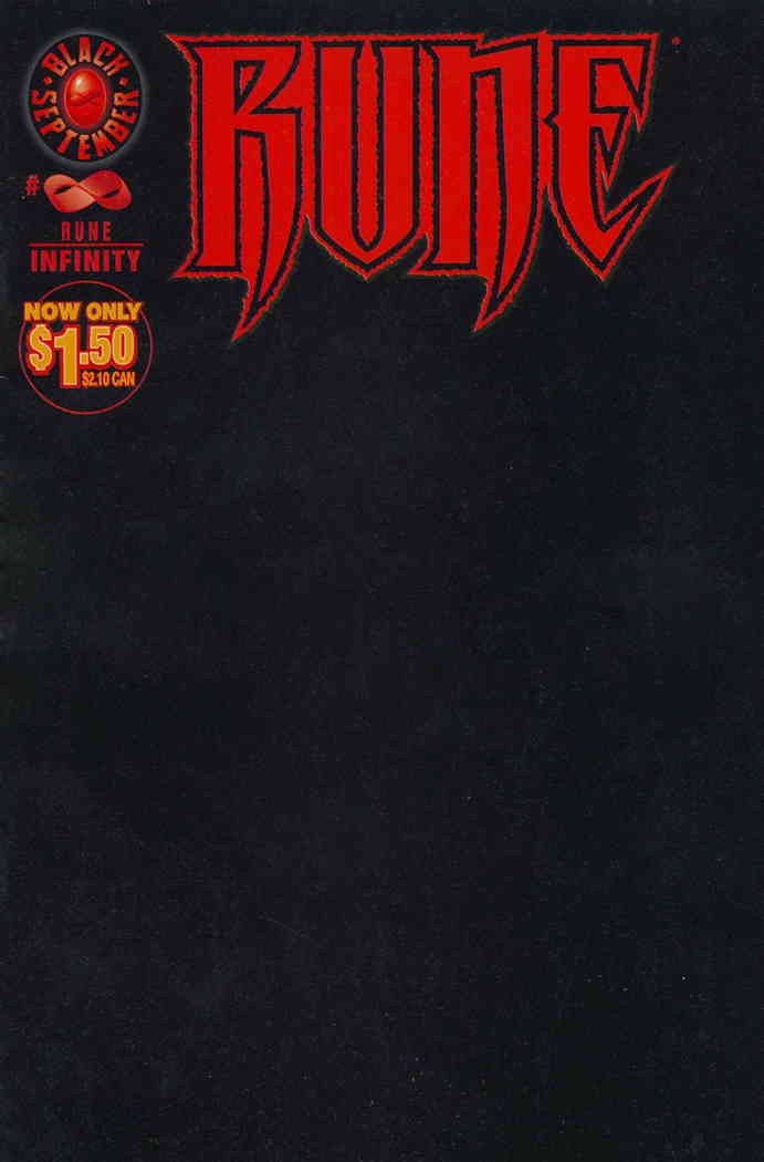 Rune (Vol. 2) #0 VF; Malibu | Black September Infinity Ultraverse - w/Bag+Board