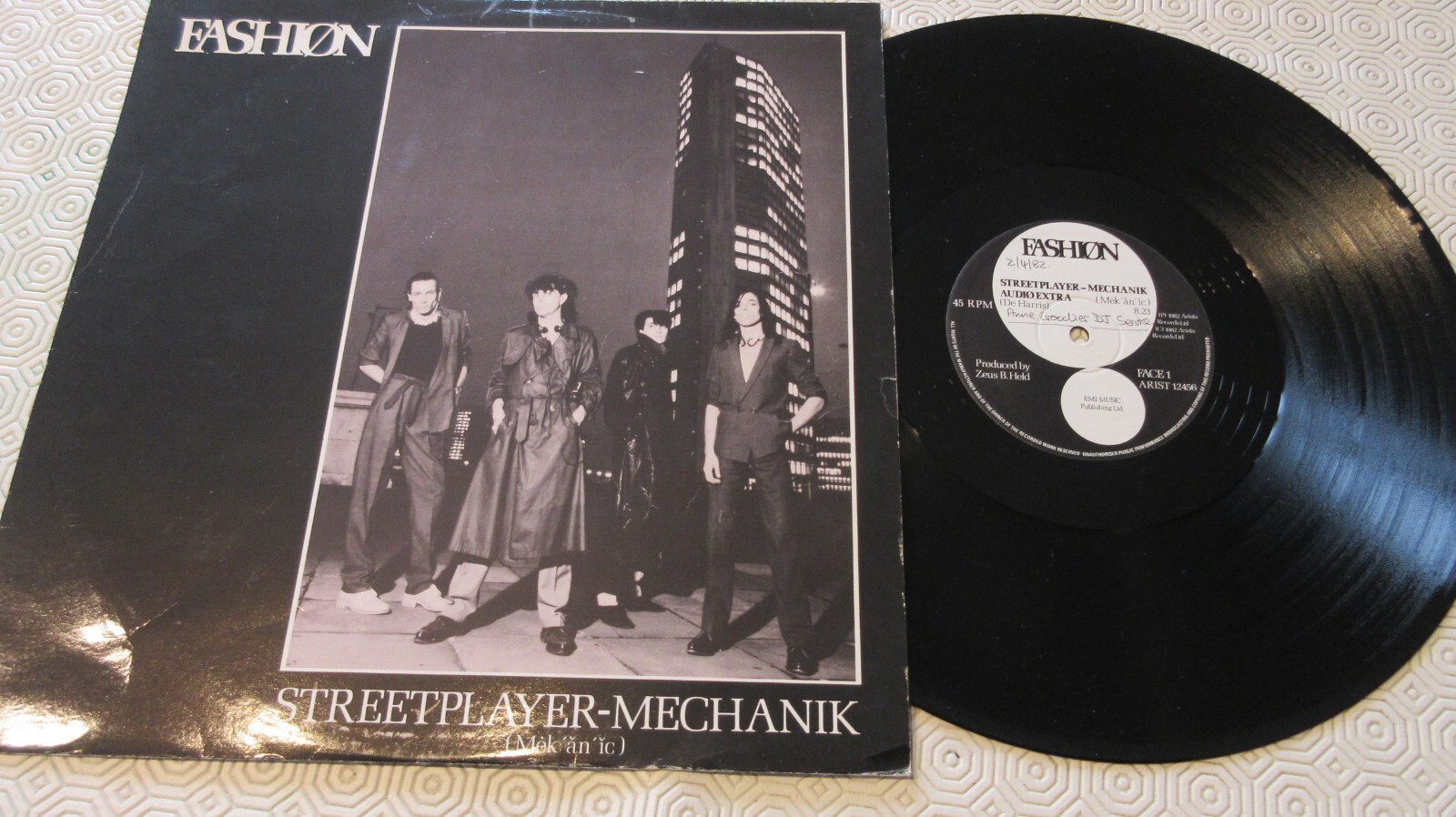 Fashion Streetplayer-Mechanik 12" Single 1982 *VG+/EX*