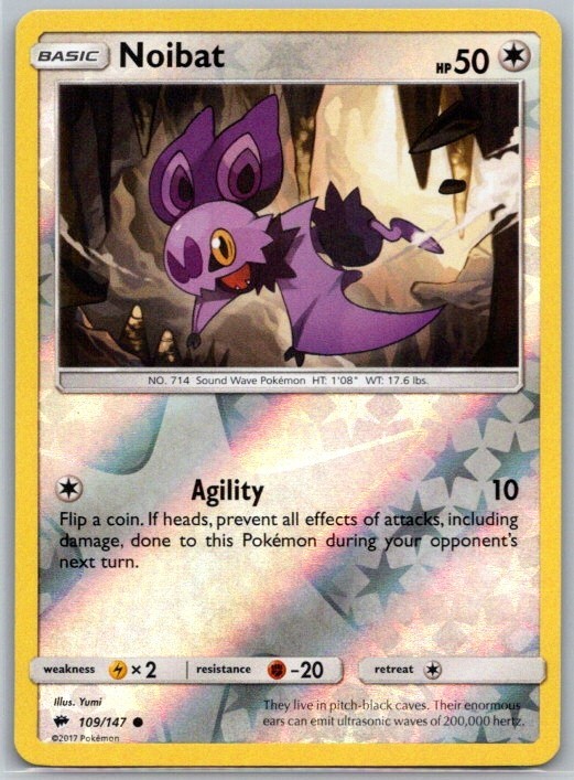 Noibat 109/147 - Pokemon TCG Ombre Brucianti Reverse Holo