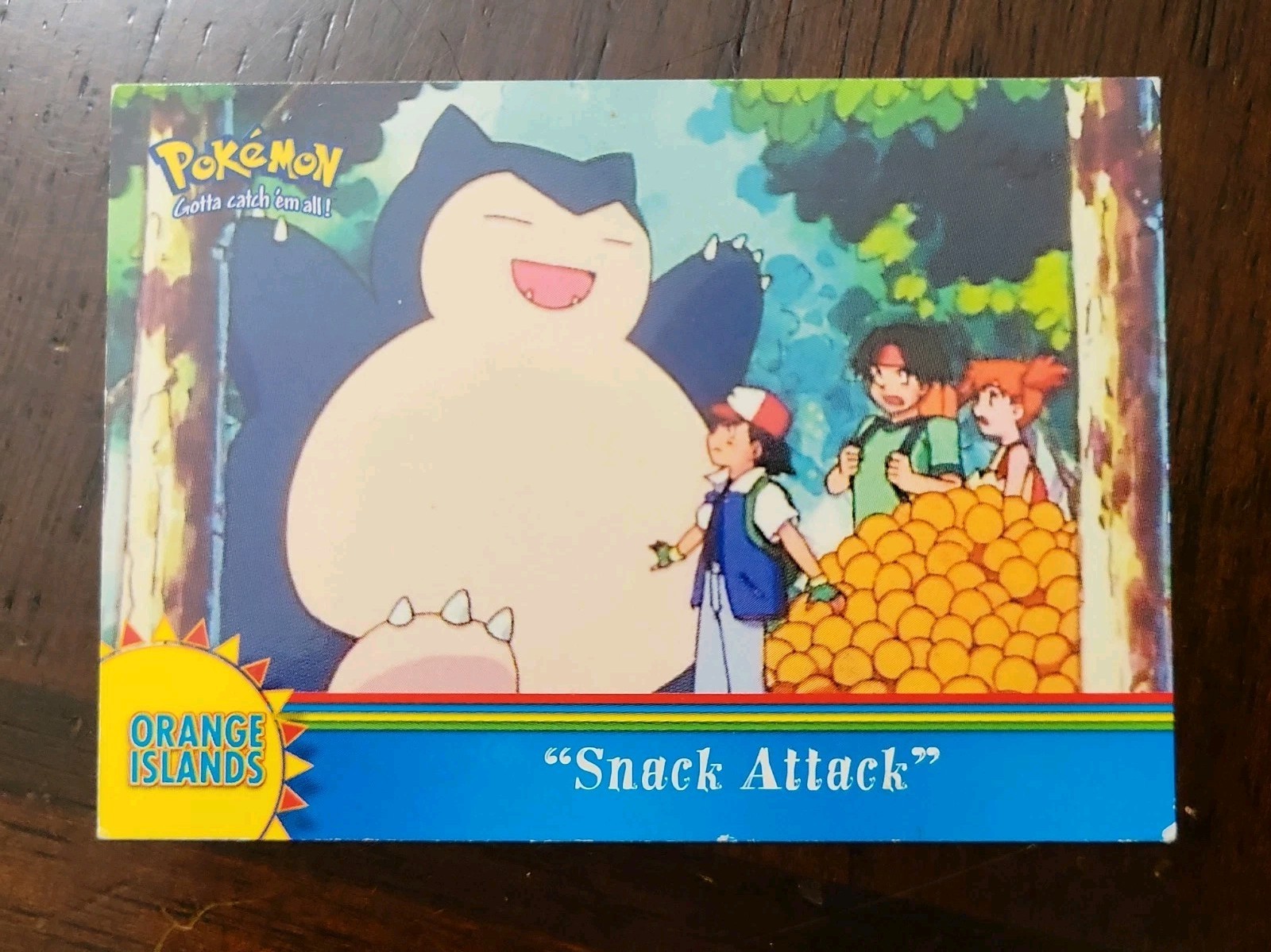 HP! 2000 Topps Pokemon TV Animation Series 3 #OR11 Snack Attack Blue Label
