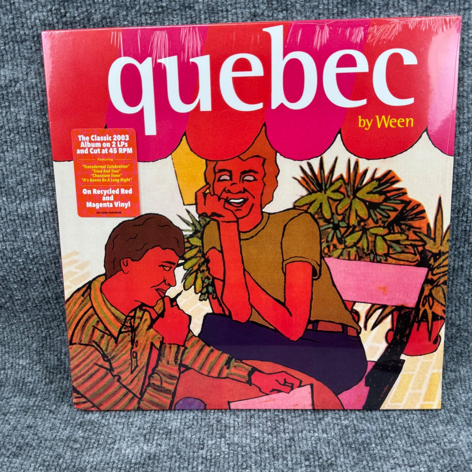 Ween Quebec Vinyl 2 LP Recycled Red Magenta Color Record 45 RPM 2022 Reissue NEW