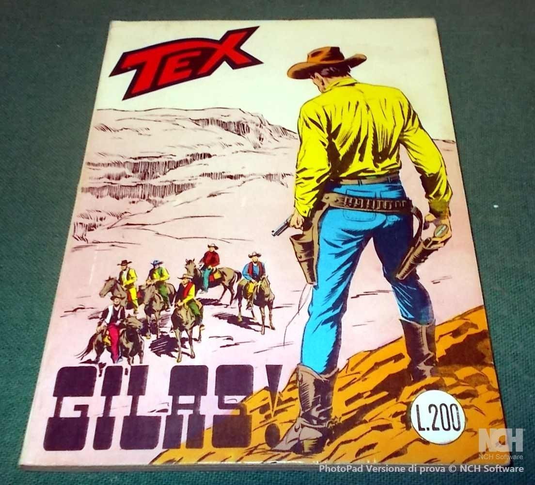 TEX n. 107 con lire 200 originale Prima edizione Settembre 1969 edizioni Araldo