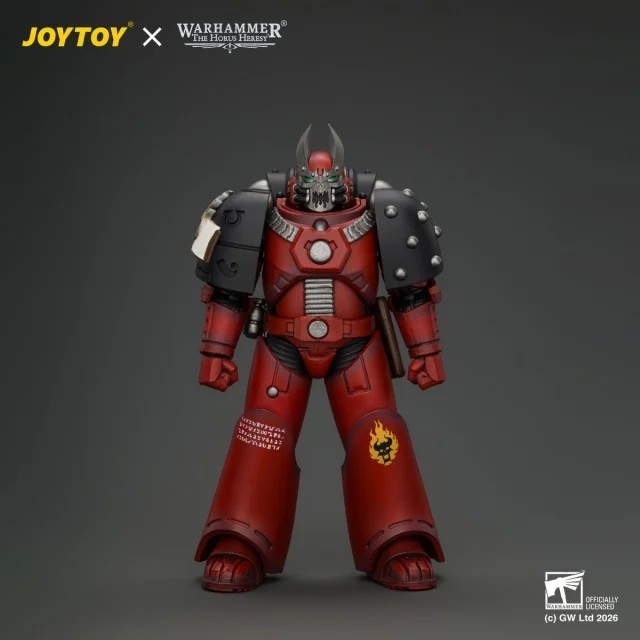 JOYTOY Warhammer 1/18 JT05015 Portaparole MkVI Sergente Tattico 5" Corpo Figura