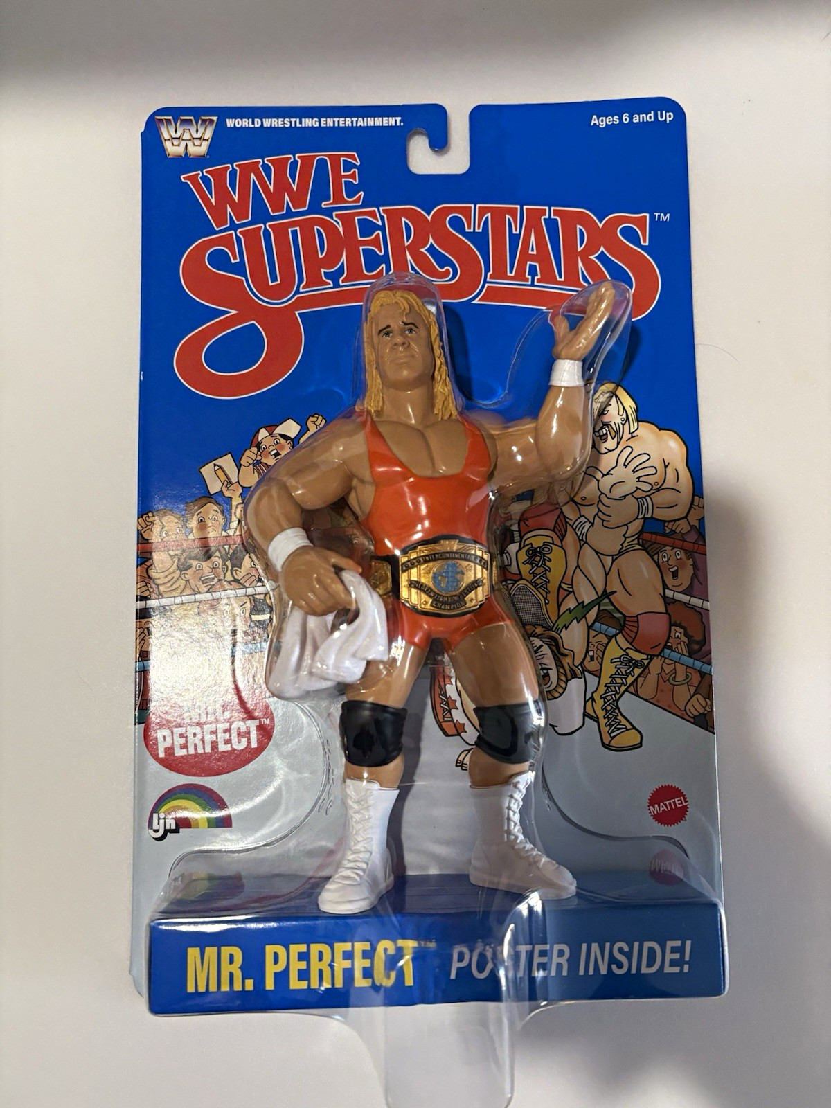 Mattel WWE Superstars Mr. Action figure perfetta con cintura in scatola età 6+