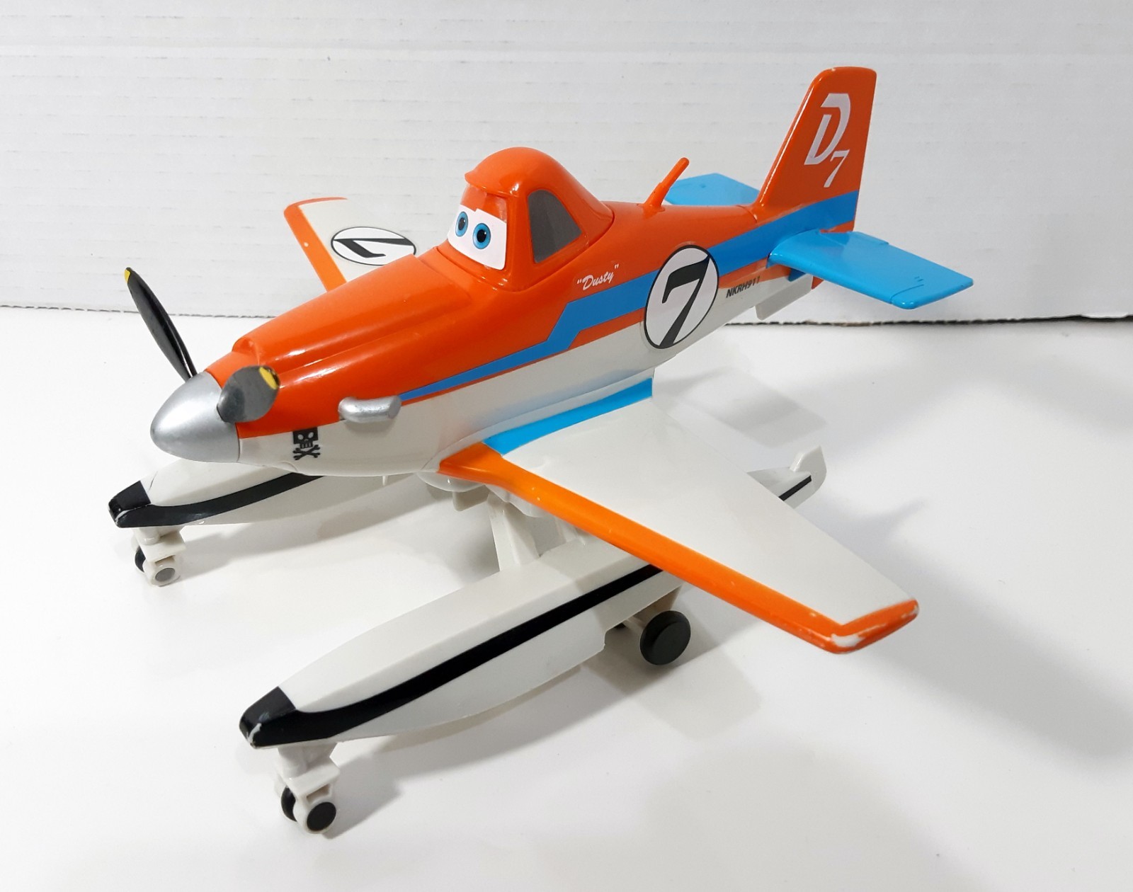 Disney Pixar Planes Pontoon Dusty #7 Talking Vehicle Fire & Rescue Works READ