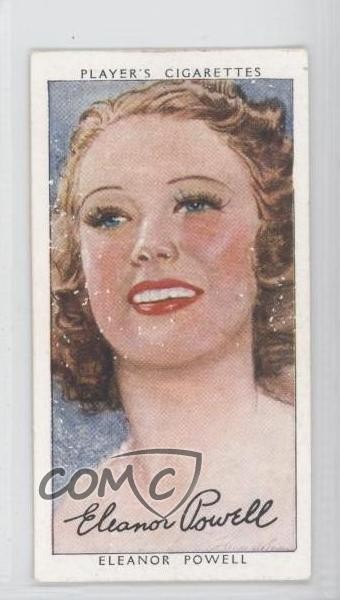 1938 Player's Film Stars Series 3 Tobacco Eleanor Powell #38 0k5