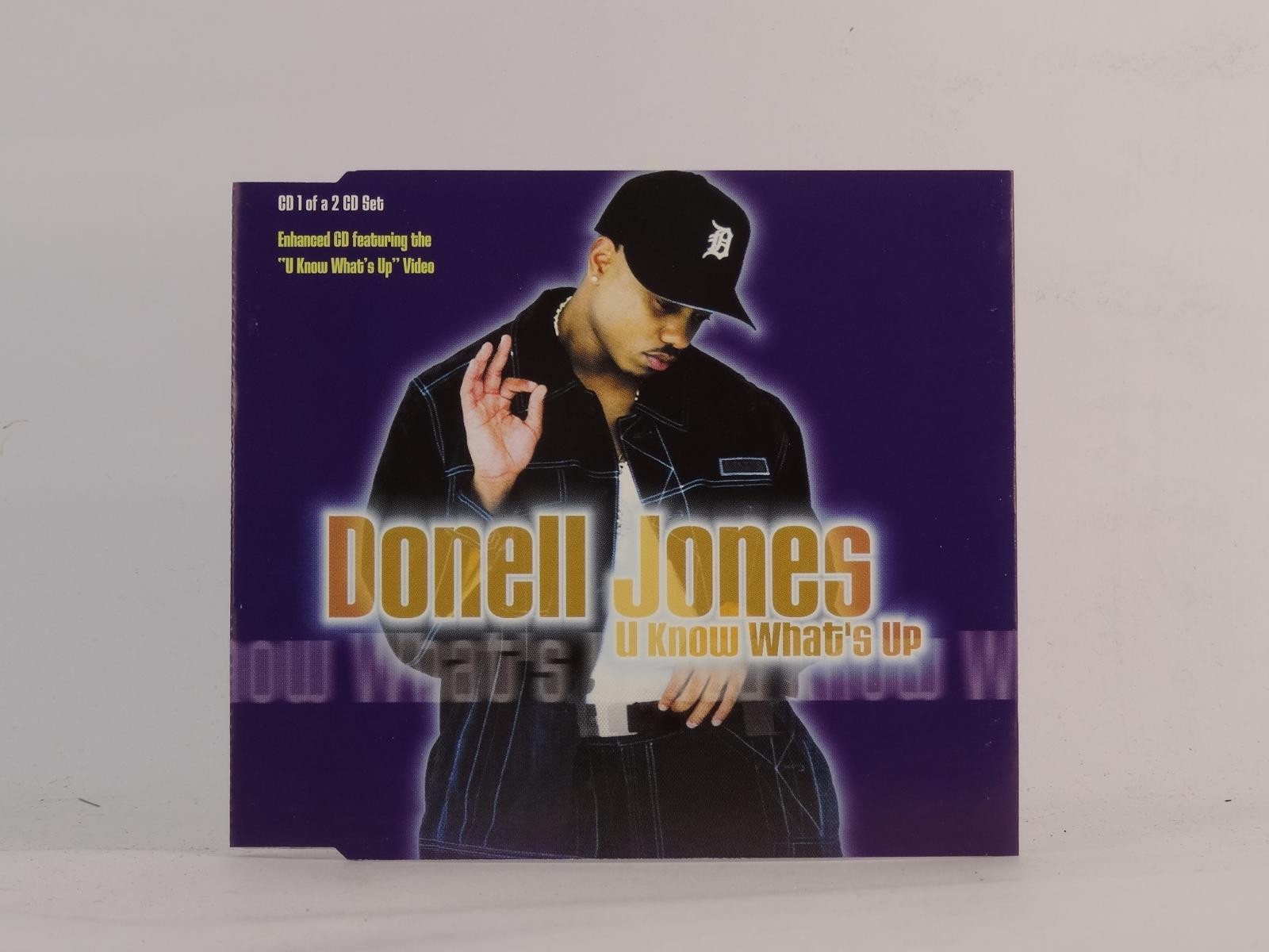 DONELL JONES U KNOW WHAT'S UP (H75) 3 Track CD Single including Picture Sleeve A