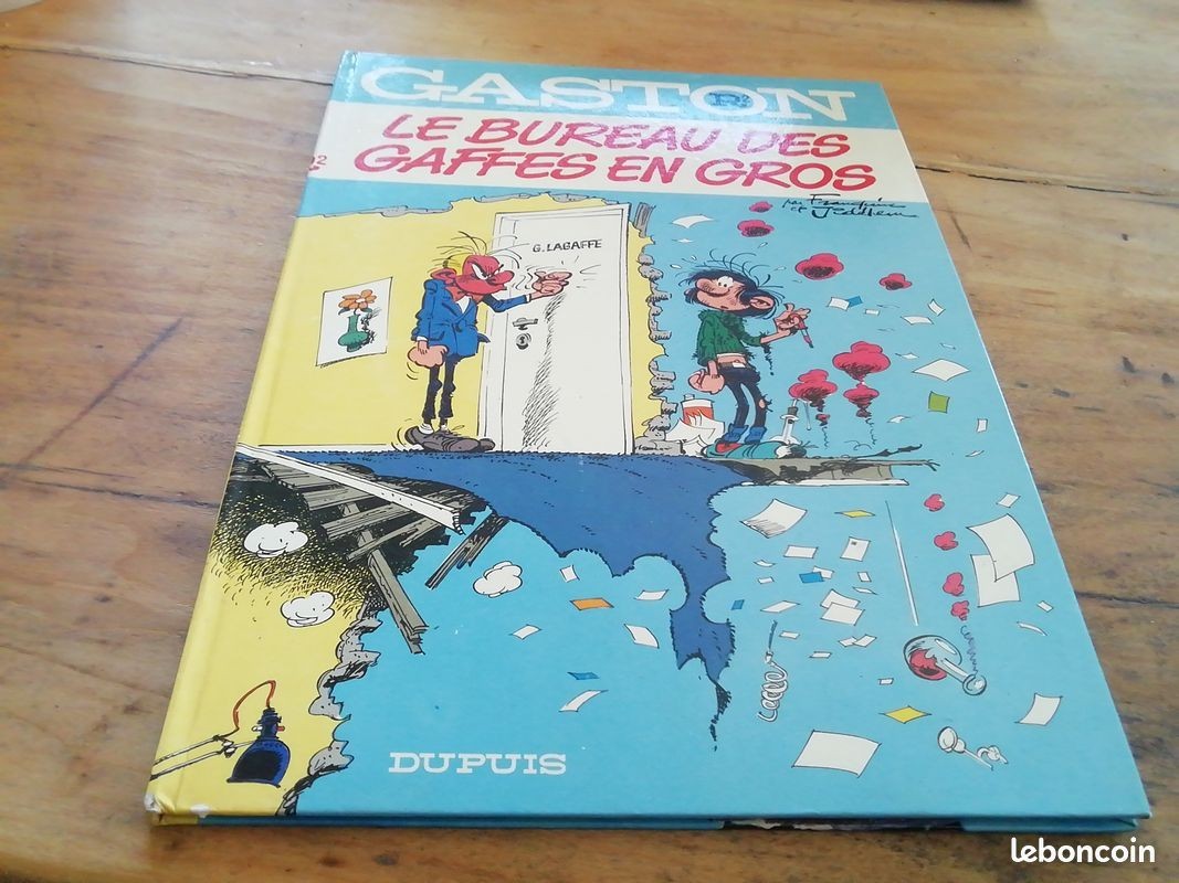 Bd gaston le bureau des gaffes en gros édition dupuis 1972