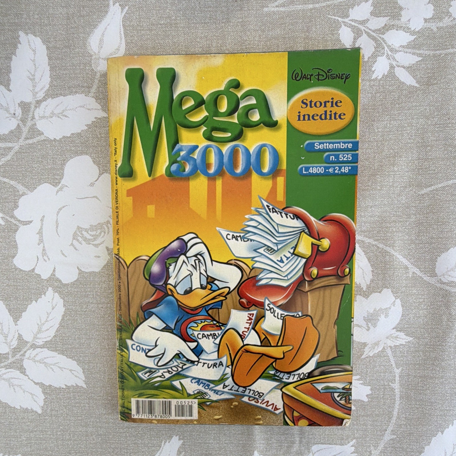 Walt Disney Mega 3000 n.525 Settembre 2000 “Storie inedite” Paperino