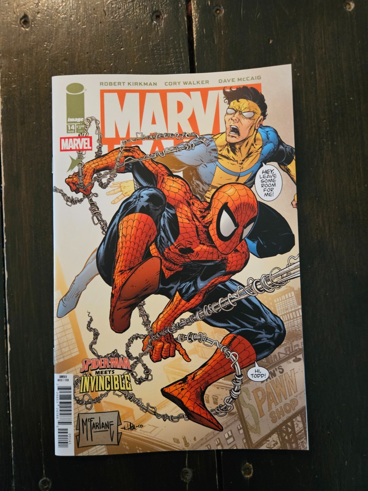 MARVEL TEAM-UP #14 HI GRADE CVR D FACSIMILE REPRINT TODD MCFARLANE IMAGE 2026