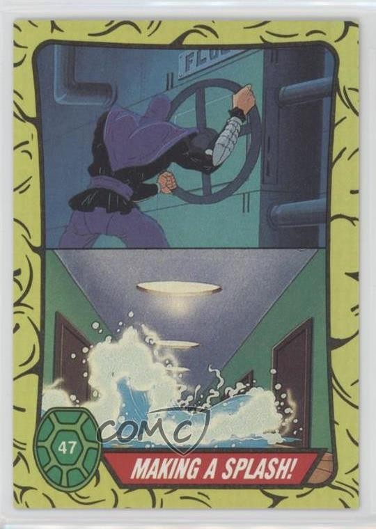 1989 Topps Teenage Mutant Ninja Turtles Making A Splash! #47 0j4g