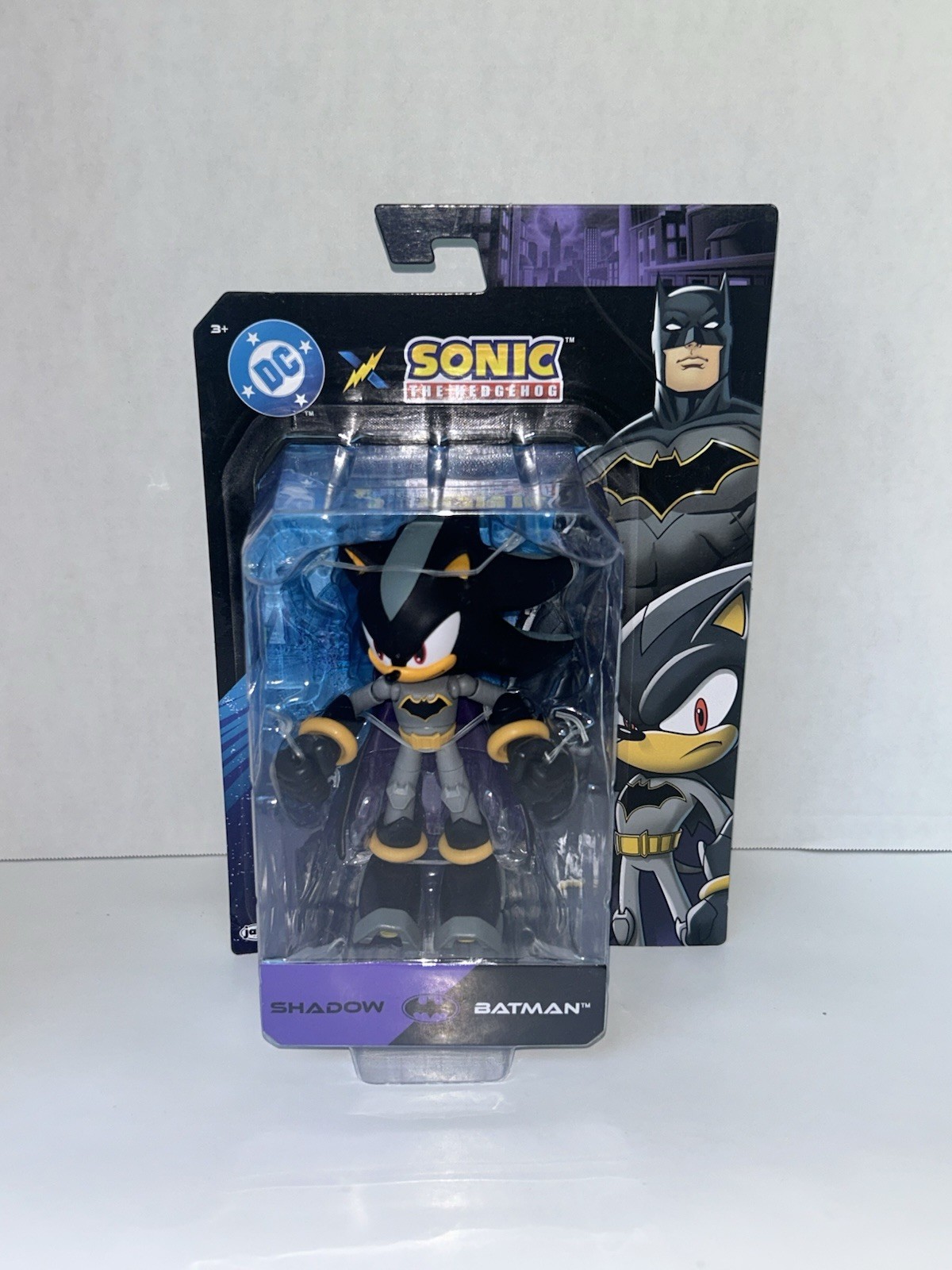 Shadow as Batman Sonic x DC Jakks Pacific Modellino 5 pollici