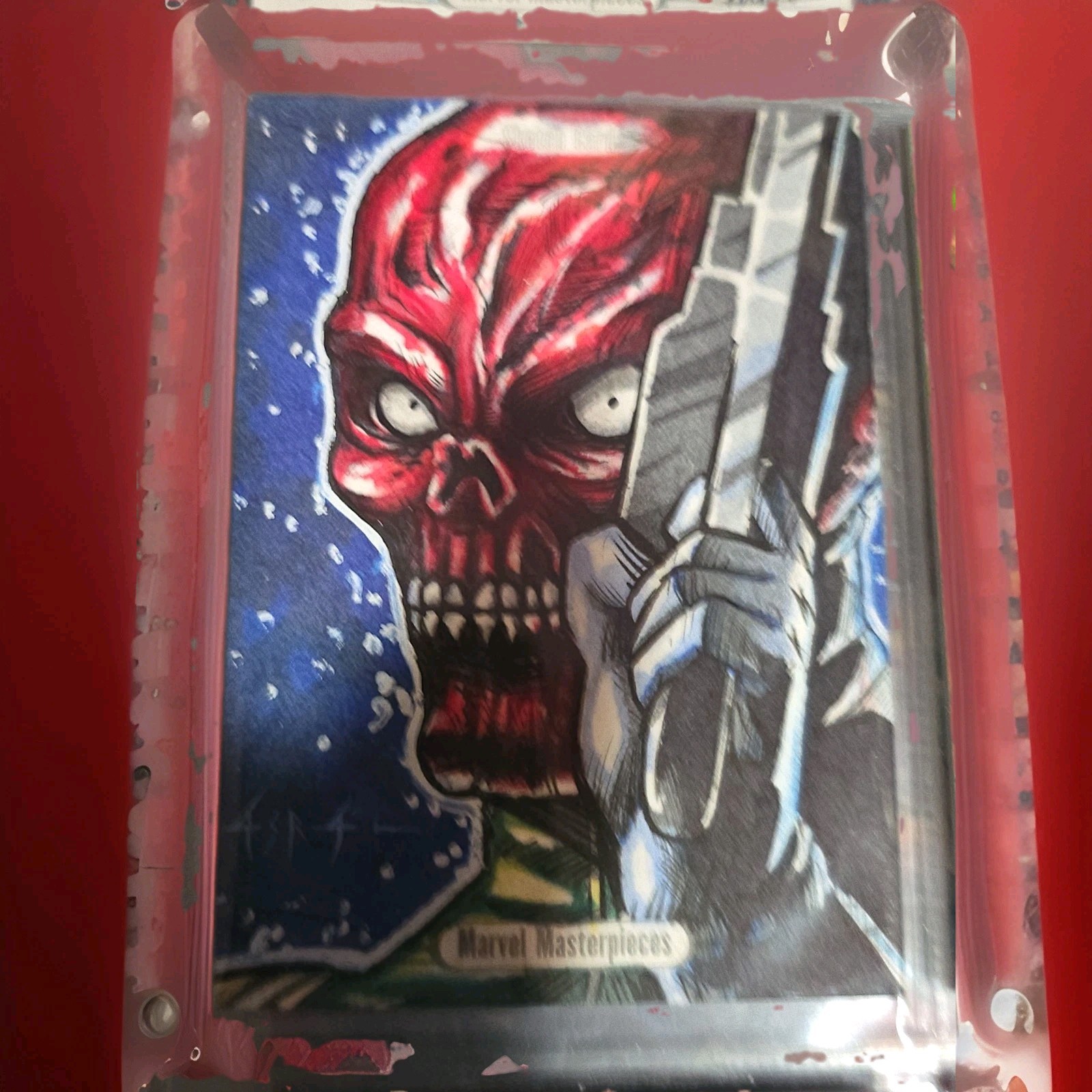 SUPERBO schizzo Redskull Masterpices 2016 BANGER VAULT READY MARVEL RARO VHTF 1/1