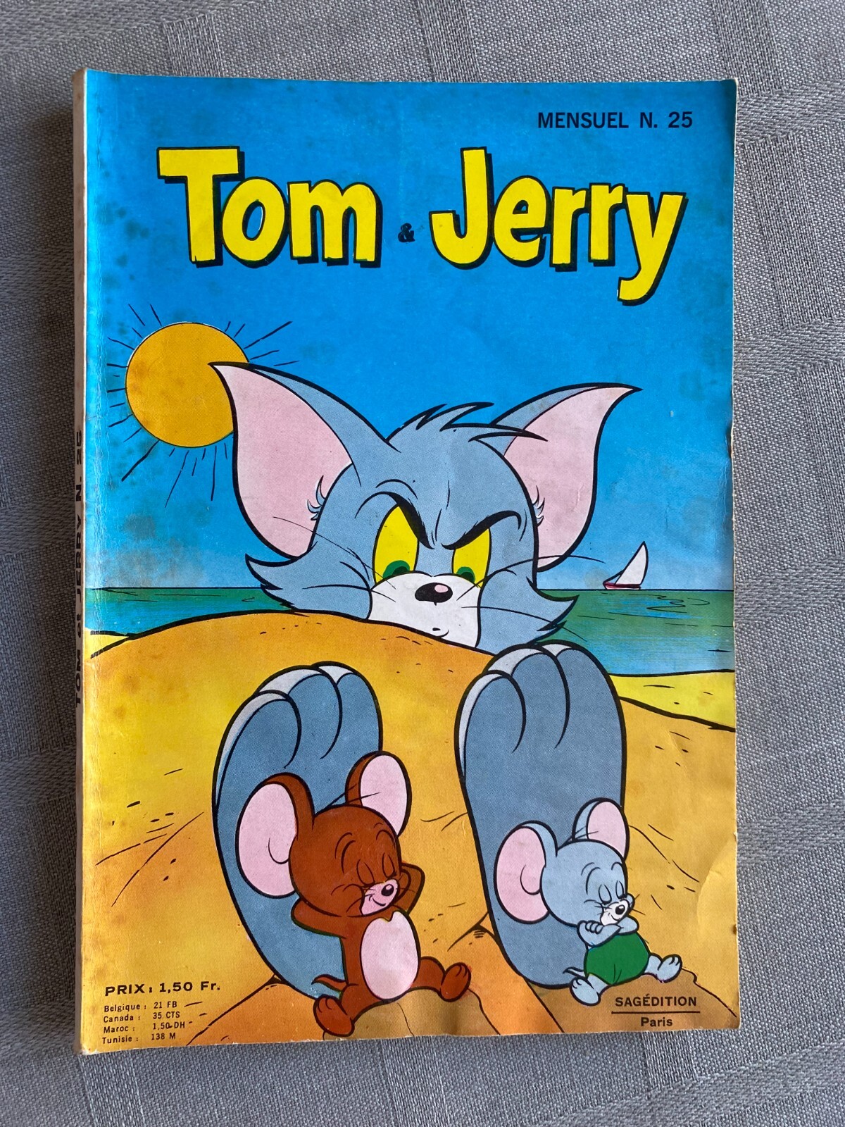 Tom E Jerry 2A Serie N°25 1969 In Buone Condizioni