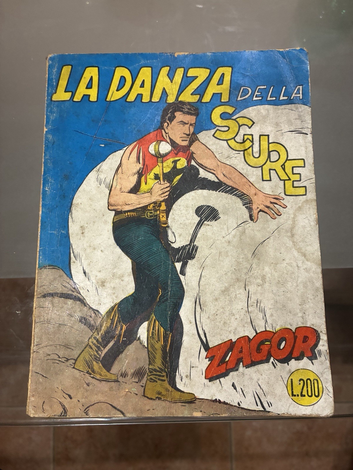 Zagor Zenit Gigante n.61 La danza della scure Sergio Bonelli Araldo 1966