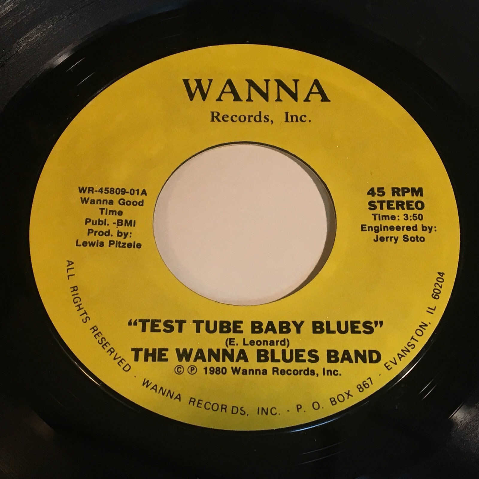 The Wanna Blues Band - Test Tube Baby Blues / Boob Tube 45
