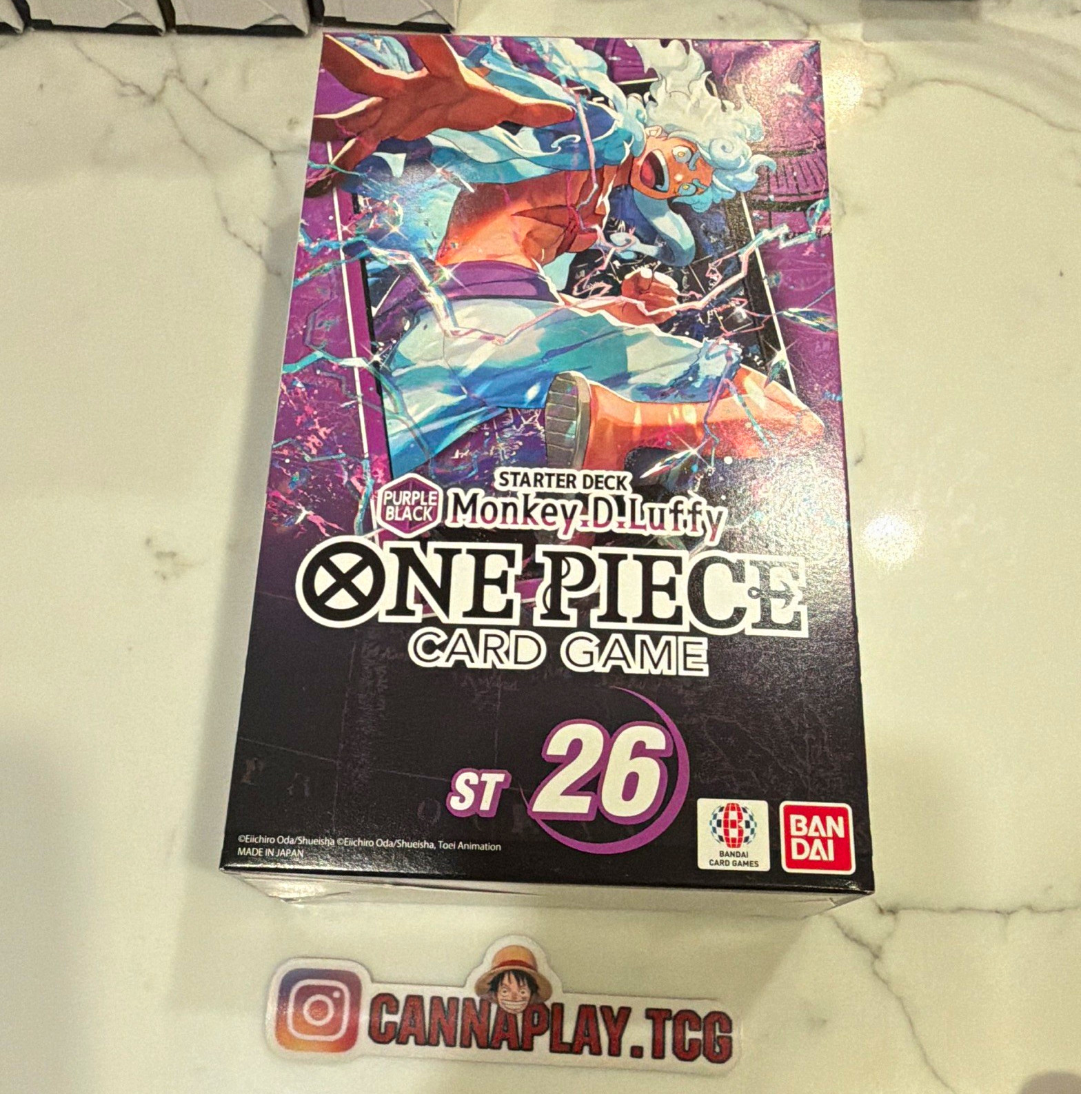 Bandai One Piece Gioco di Carte Starter Deck Scimmia D. Rufy ST-26 Inglese 2025 50