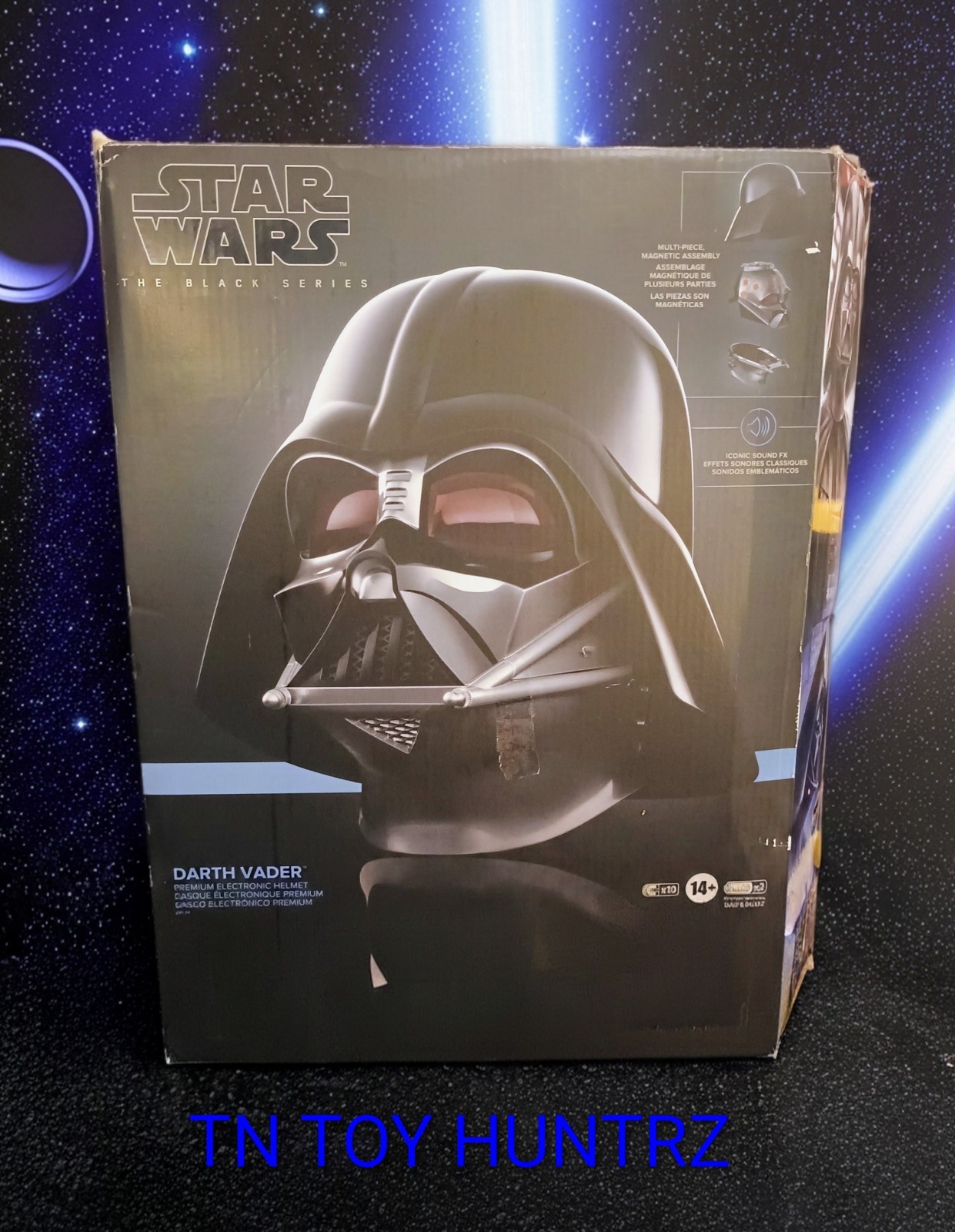 Elmetto elettronico indossabile Star Wars: The Black Series Darth Vader scala 1:1 