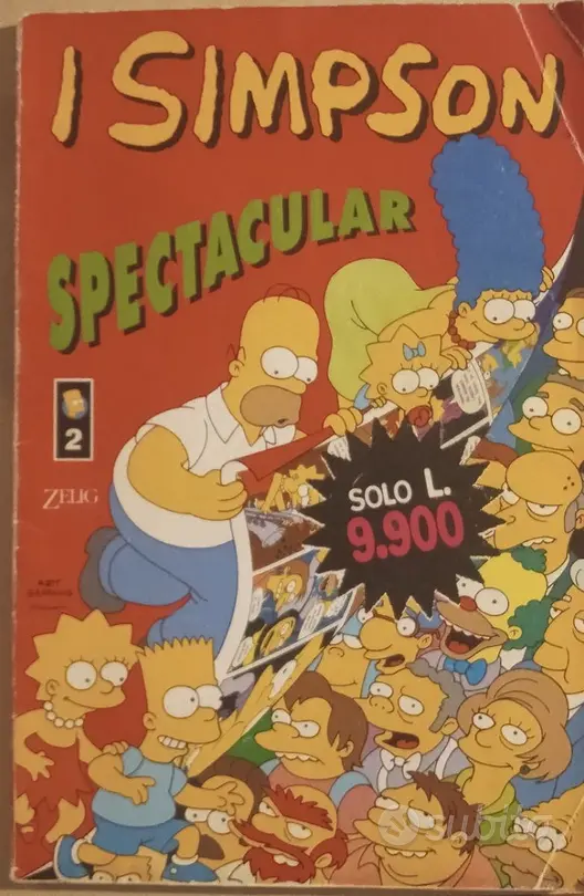 Fumetto raro vintage Simpson Spectacular 2000