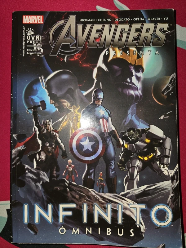 Avengers Infinito Ómnibus 400 Pages - Comic in Spanish