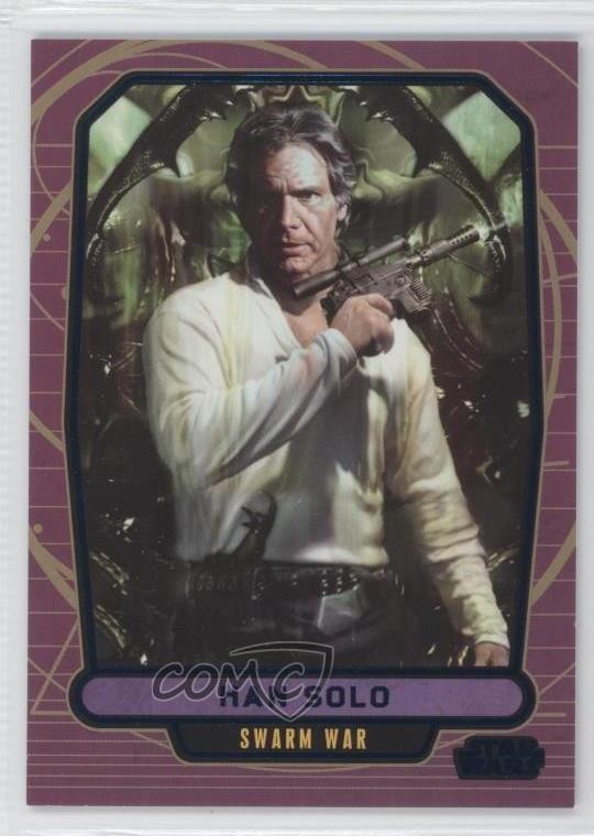 2013 Topps Star Wars Galactic Files Series 2 Blue 268/350 Han Solo #535 1j8