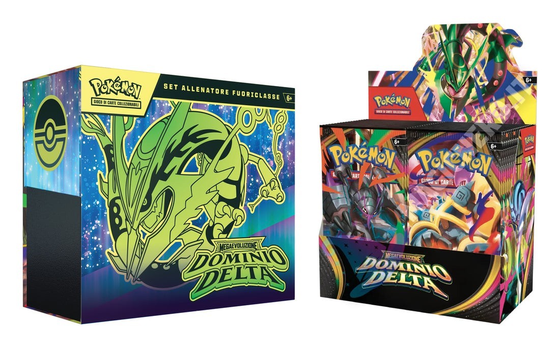 Pokémon TCG MegaEvoluzione Dominio Delta Box Booster  E ETB PREORDER