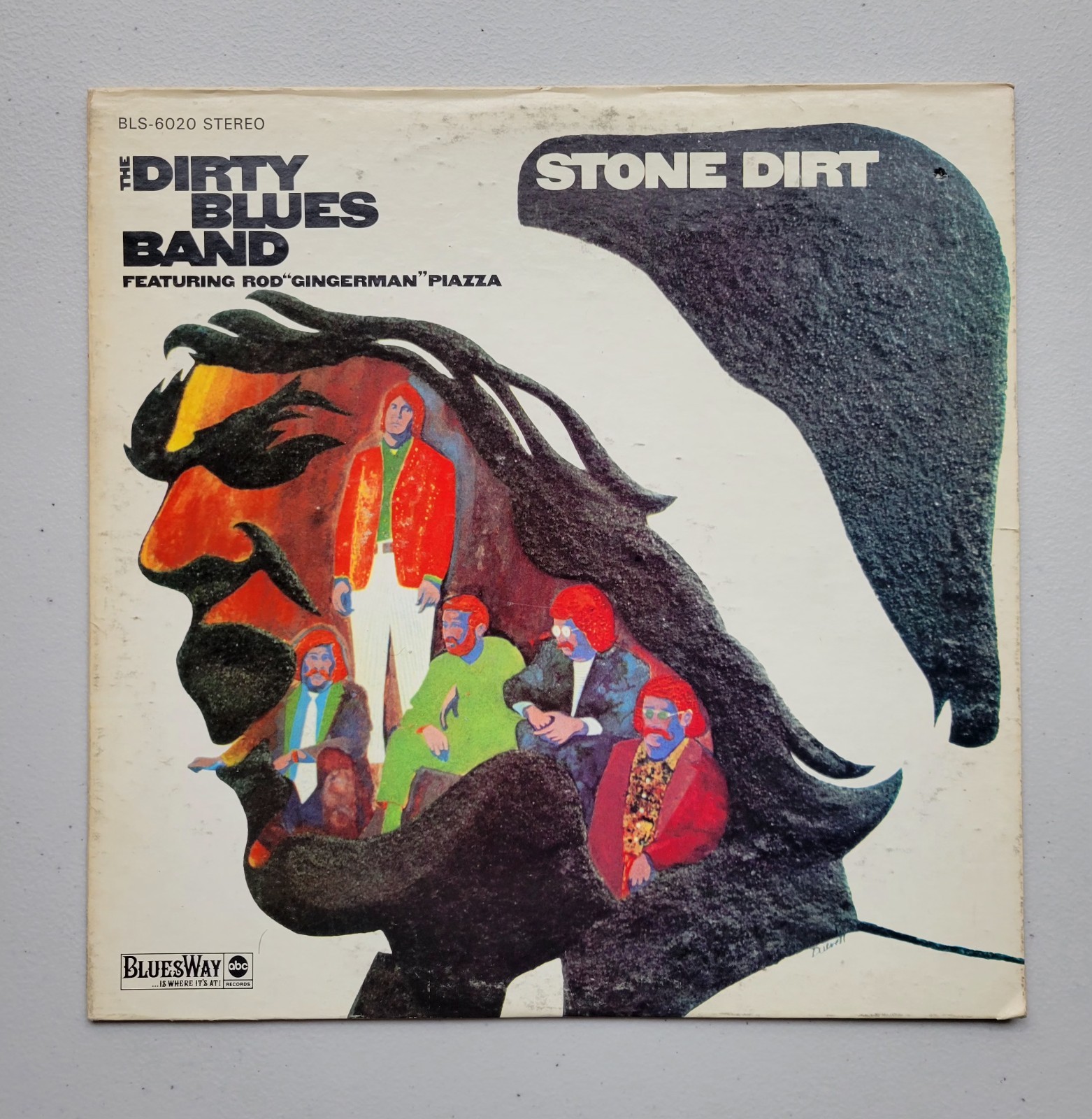 The Dirty Blues Band - Stone Dirt. BLS-6020 US Press Vinyl Record LP