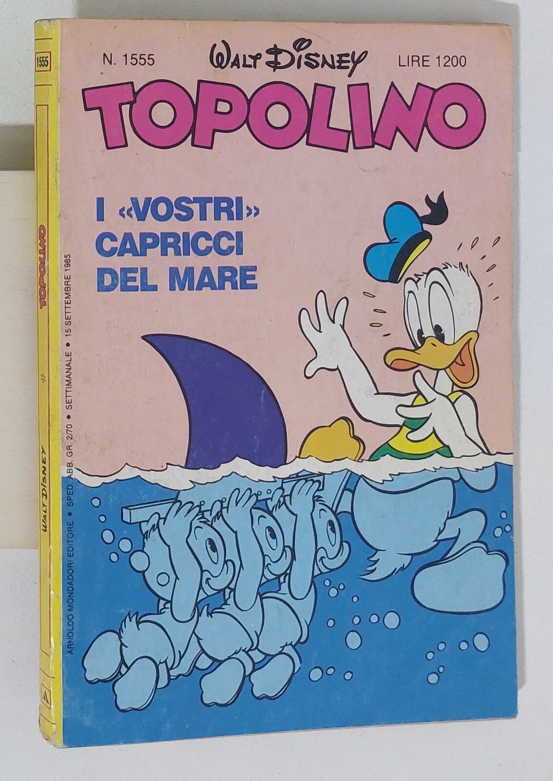 65126 TOPOLINO libretto n. 1555 - Mondadori 1985