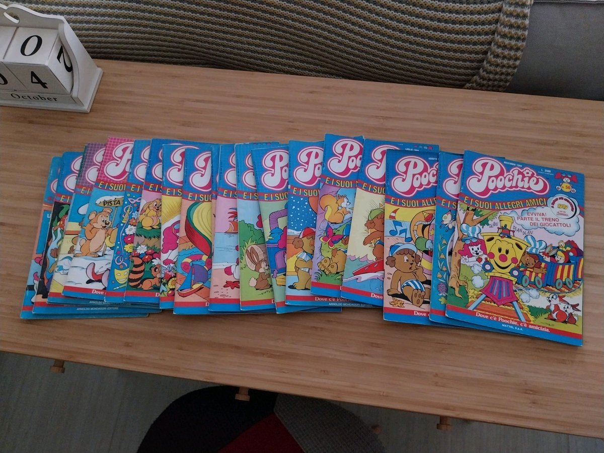 Lotto 20 numeri rivista POOCHIE anni 1986 1987 1988 1989 vintage Mattel