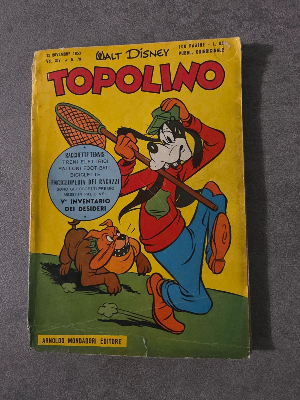 Topolino libretto n. 79 originale 1953